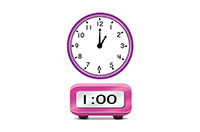 one o'clock
