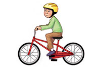 ride a bike