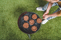 grill hamburgers
