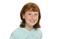 shoulder-length hair