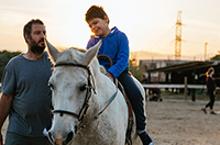 ride a horse