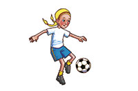 play soccer