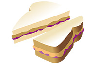 a sandwich