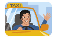 a taxi driver