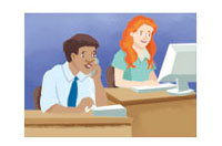 office workers