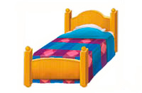 a bed