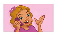 talk on the phone