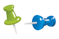 push pins