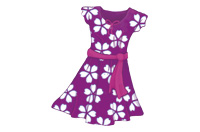 a dress
