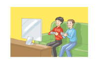 play video games