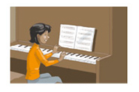 practice the piano
