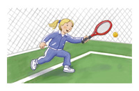 play tennis