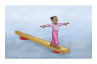 do gymnastics
