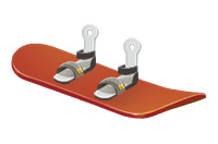 a snowboard