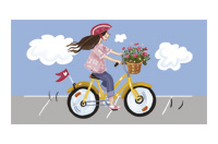 ride a bike