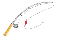 a fishing rod