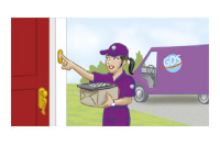 a delivery person