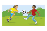 play soccer