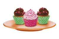 a few cupcakes