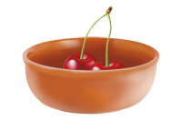 a few cherries