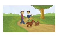 walking the dogs