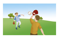 playing catch