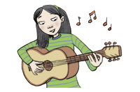 play the guitar