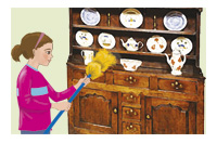 dust the furniture