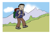 went backpacking