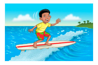 go surfing