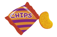 potato chip/ salty