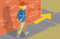 Go to the corner