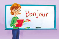 taught French
